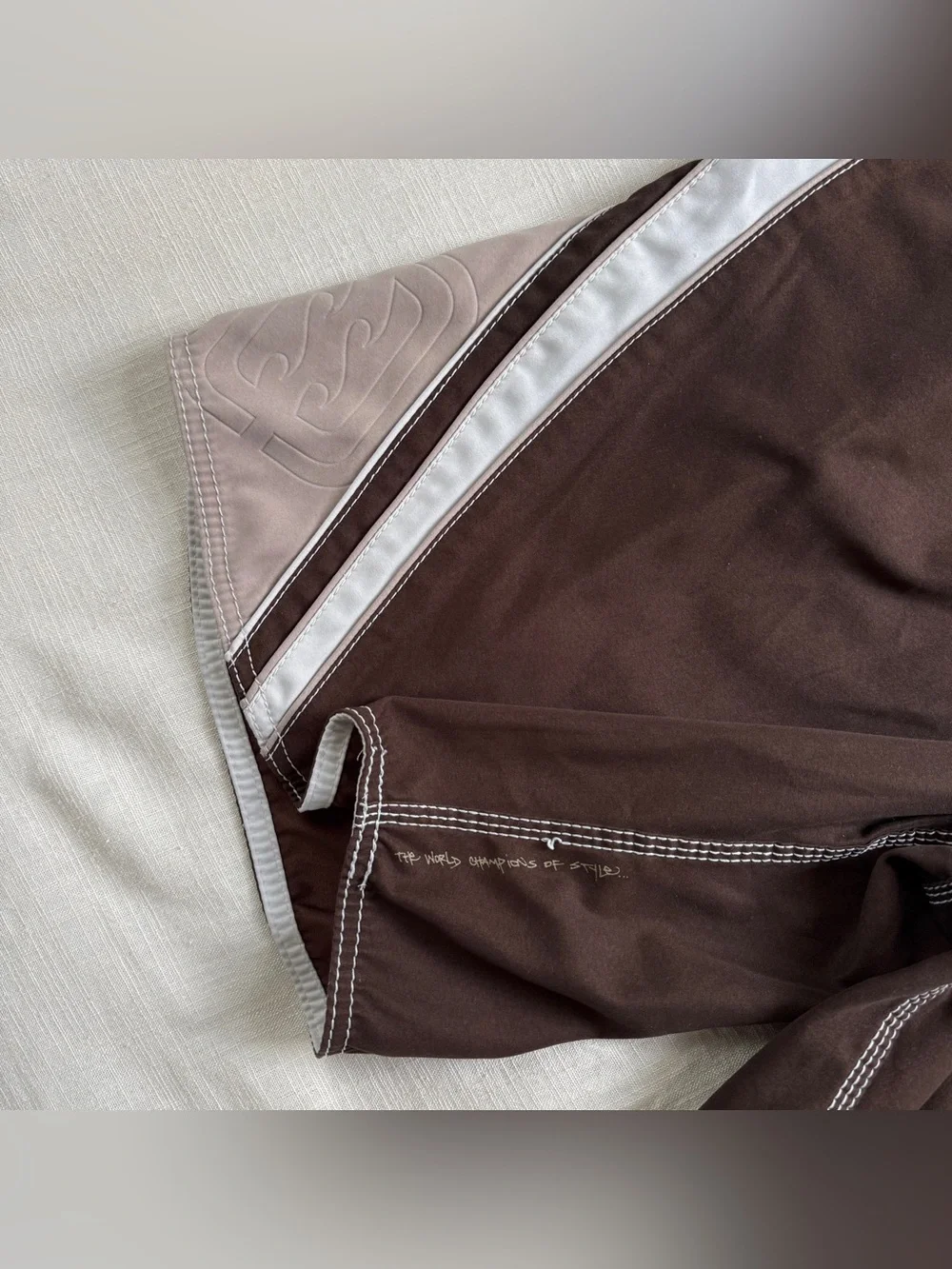 Y2K Vintage Billabong Andy Irons Board Shorts Brown Size 40 Rare